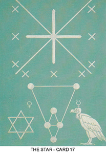 The Star Card of The Tarot of Virsel.